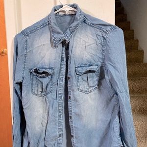 Small Denim Button down Shirt